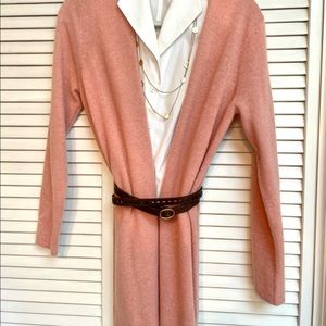 Garnet Hill Easy Cashmere Open Cardigan